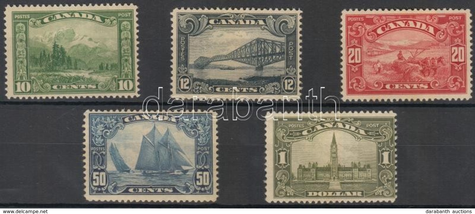 * 1928 Forgalmi Bélyeg Sor/ Definitive Stamp Set Mi 134-138 - Andere & Zonder Classificatie