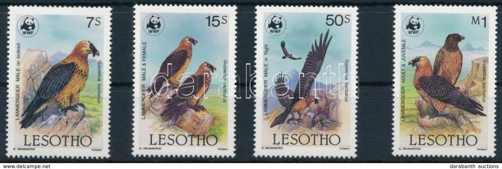 ** 1986 WWF Saskeselyű Sor,
WWF Bearded Vulture Set
Mi 556-559 - Andere & Zonder Classificatie