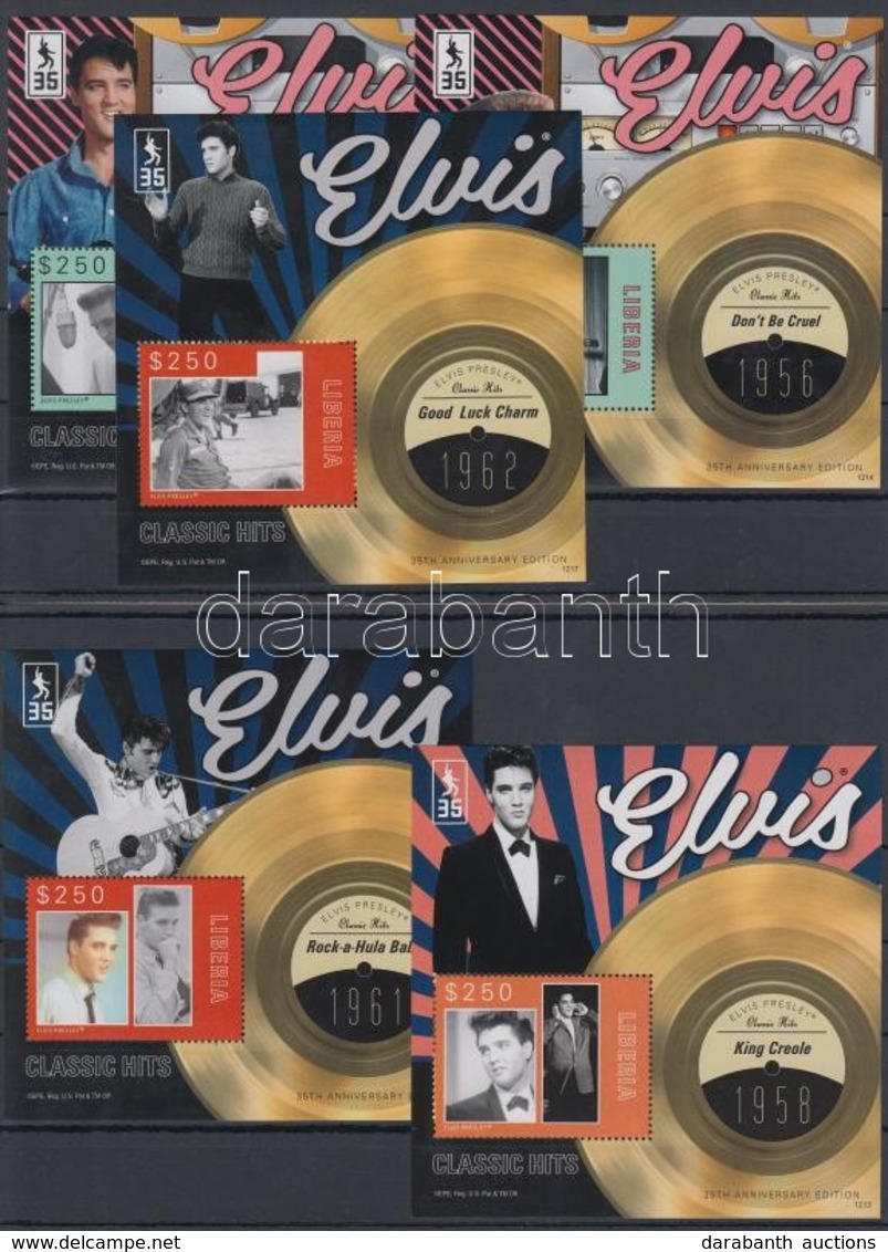 ** 2012 Elvis Presley Blokksor, 5 Klf Blokk - Altri & Non Classificati