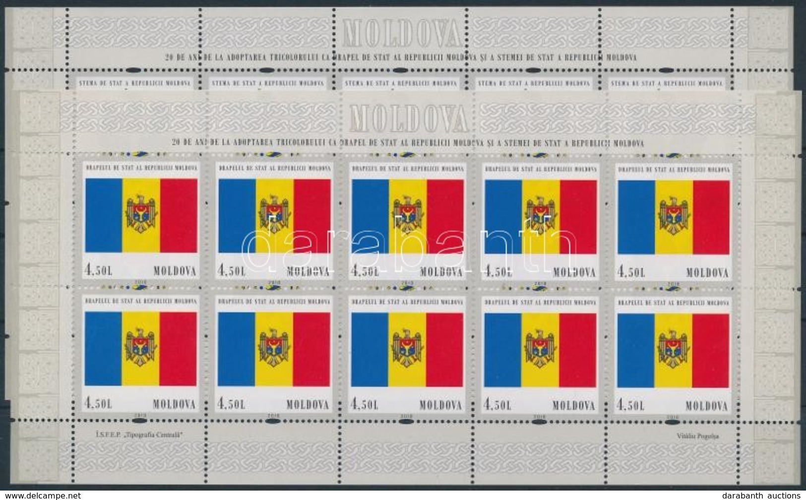 ** 2010 Országszimbólumok Kisívsor Mi 717-718 Sw - Sonstige & Ohne Zuordnung