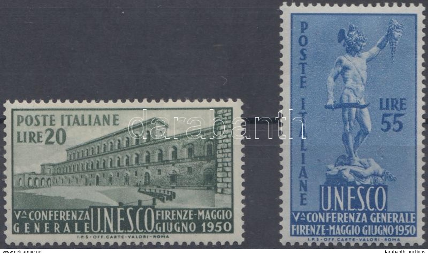 ** 1950 UNESCO Konferencia Sor Mi 791-792 - Altri & Non Classificati