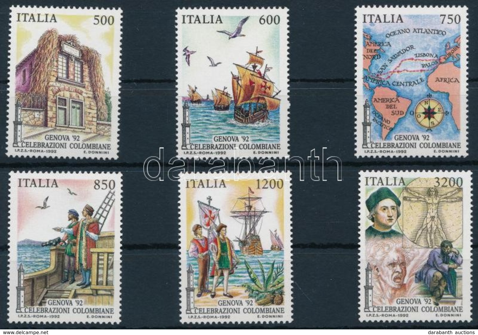 ** 1992 Amerika Felfedezése Sor,
Discovery Of America Set
Mi 2242-2247 - Altri & Non Classificati