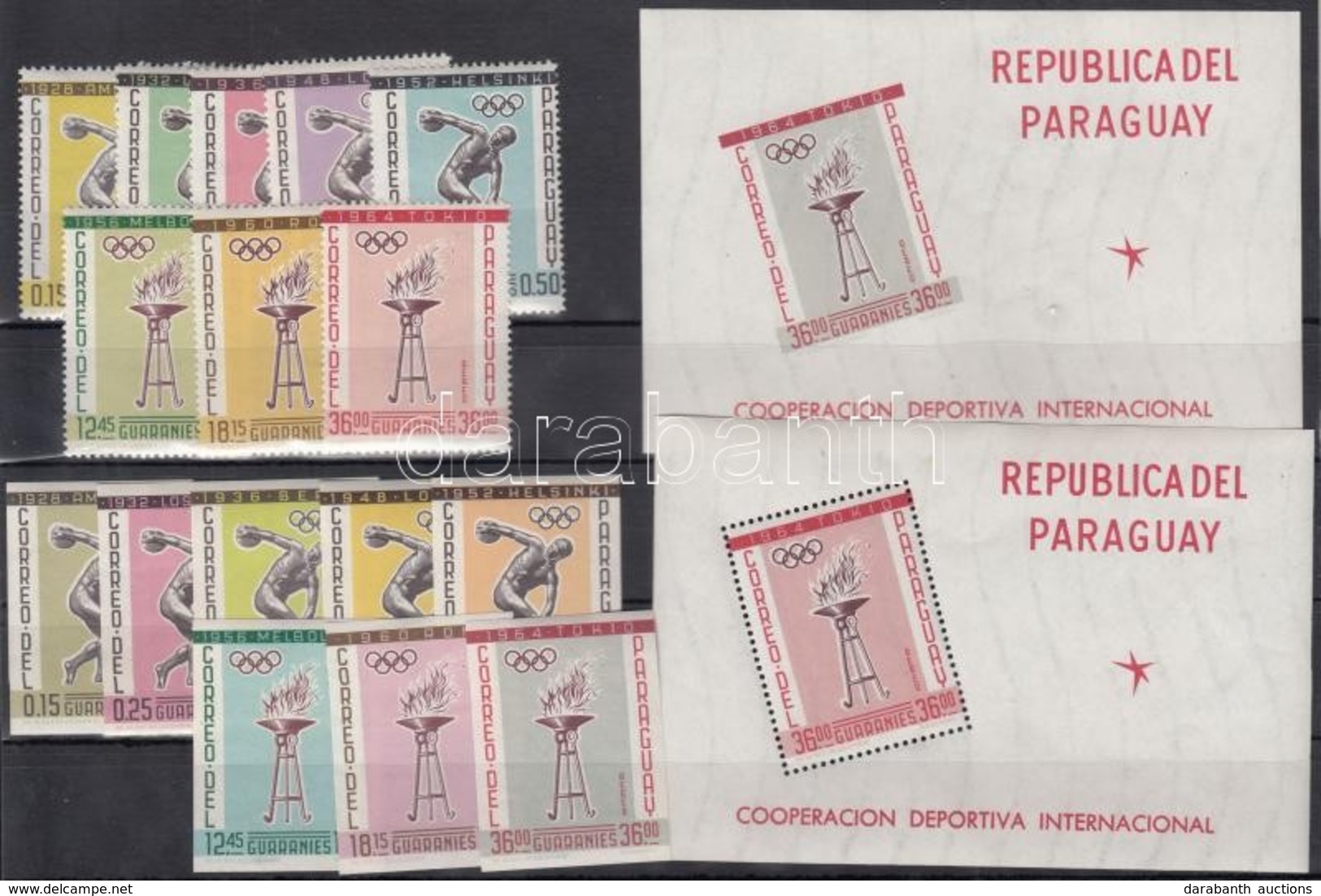 ** 1962 Sport Sor Mi 1103-1118 + Blokk Sor 28-29 - Andere & Zonder Classificatie