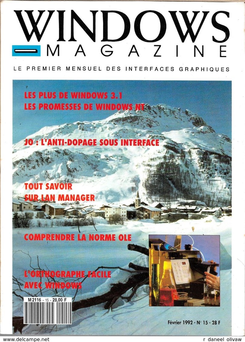 Windows Magazine N°15 - Février 1992 (TBE) - Informatica