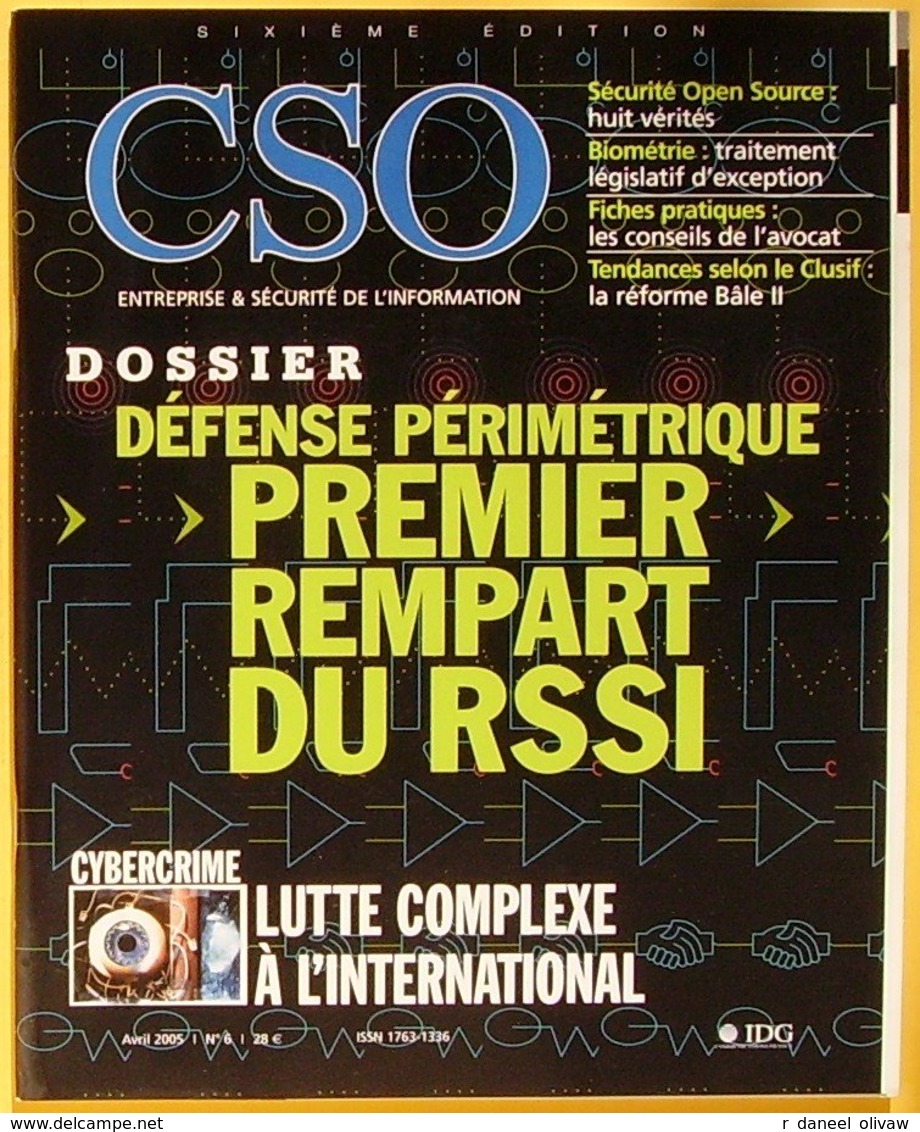 CSO N° 6 - Avril 2005 (comme Neuf) - Informatik