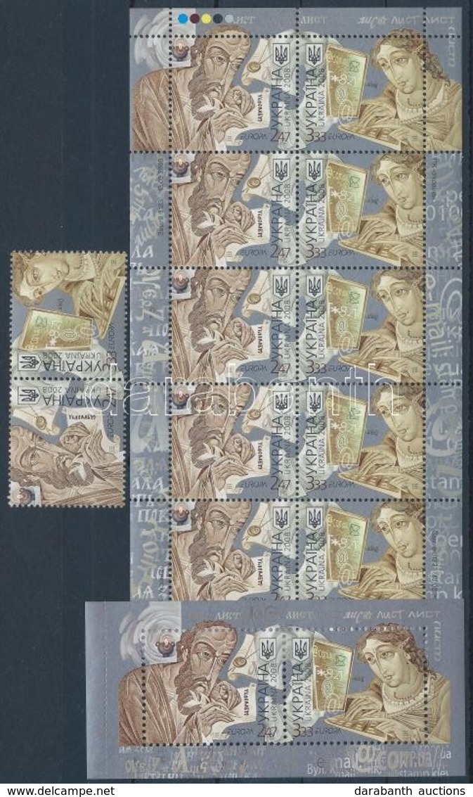 ** 2008 Europa CEPT: A Levél Pár + Kisív Mi 945-946 + Bélyegfüzetlap H-Blatt 11 - Sonstige & Ohne Zuordnung