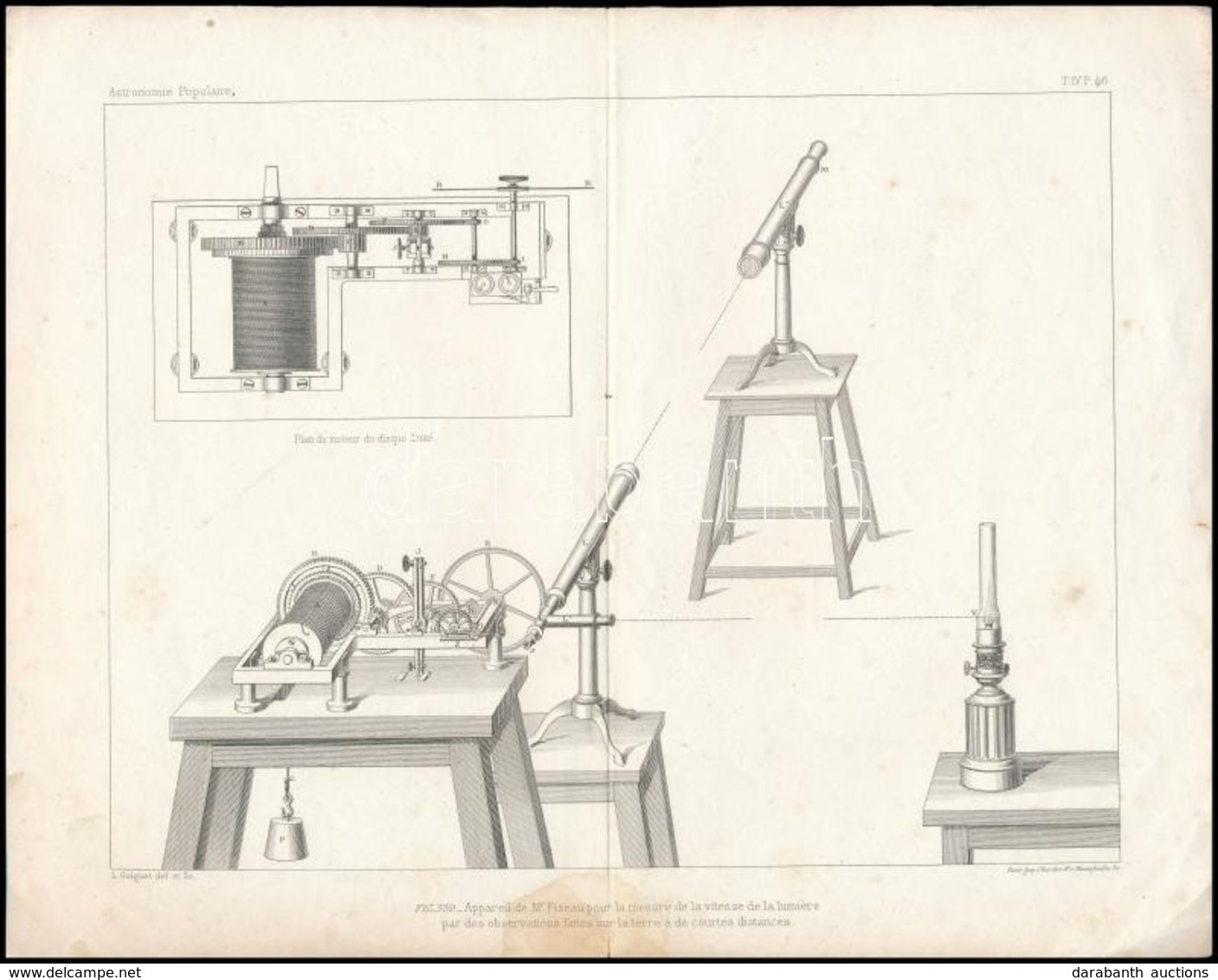 Cca 1860 8 Db Csillagászattal Kapcsolatos Metszet. 27x22 Cm - Prenten & Gravure