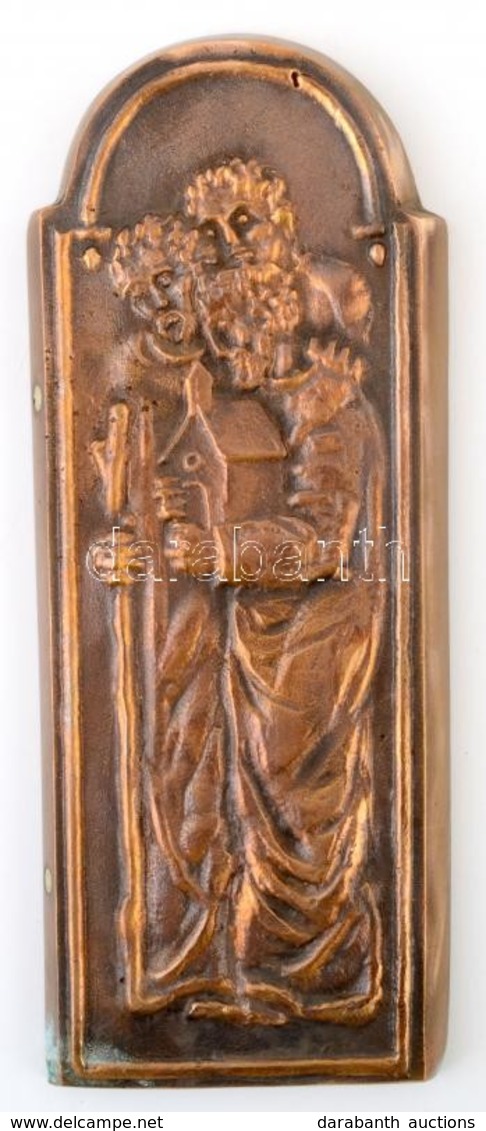 Három Királyok, Jelzetlen Kisplasztika, Bronz, 22×9 Cm - Altri & Non Classificati