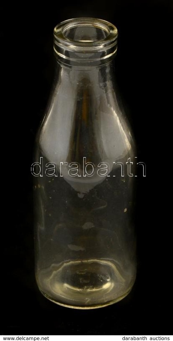 Retró Tejes üveg, Hibátlan, 0,5 Liter, M:21 Cm - Glas & Kristal