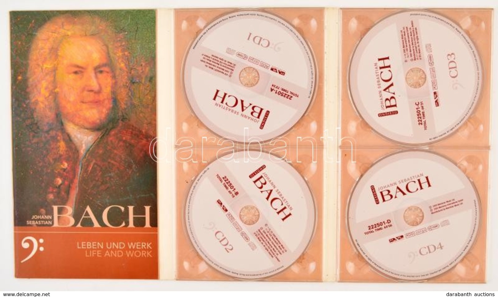 Johann Sebastian Bach Művei 4 CD-n - Andere & Zonder Classificatie