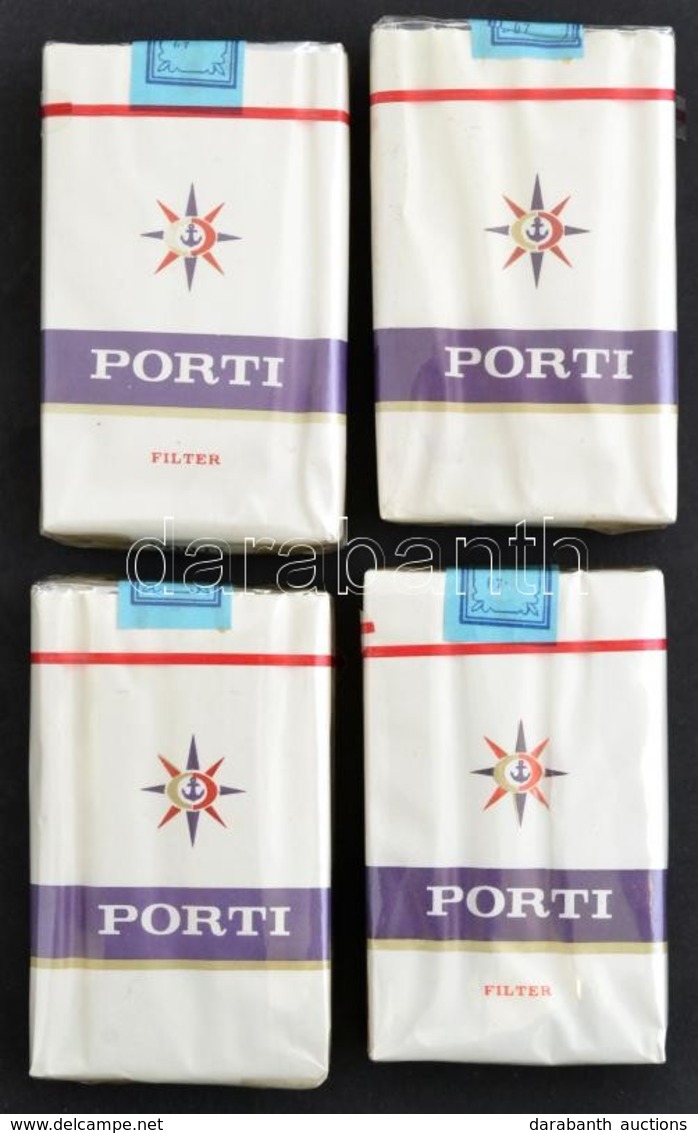 4 Csomag Porti Cigaretta, Bontatlan Csomagolásban - Altri & Non Classificati