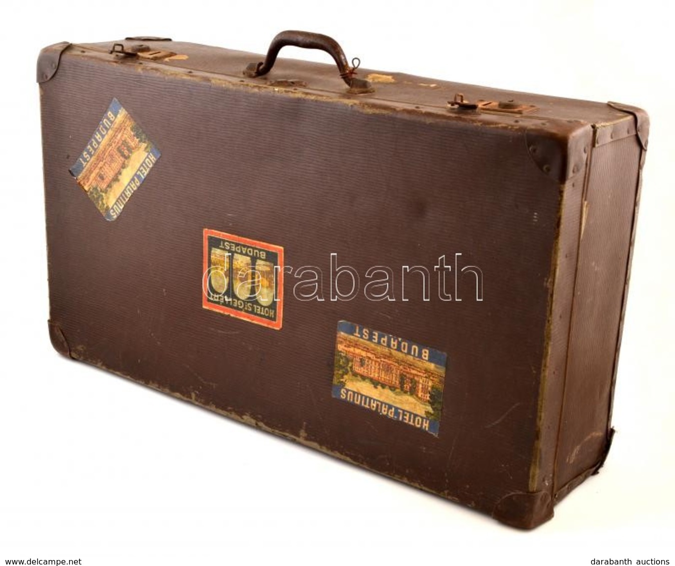 Vulkánfiber Bőrönd, 3 Db Bőröndcímkével, 69×39×20 Cm - Sonstige & Ohne Zuordnung