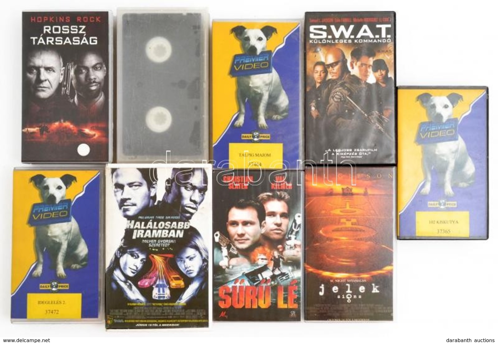 Műsoros VHS Kazetták, összesen: 9 Db - Sonstige & Ohne Zuordnung