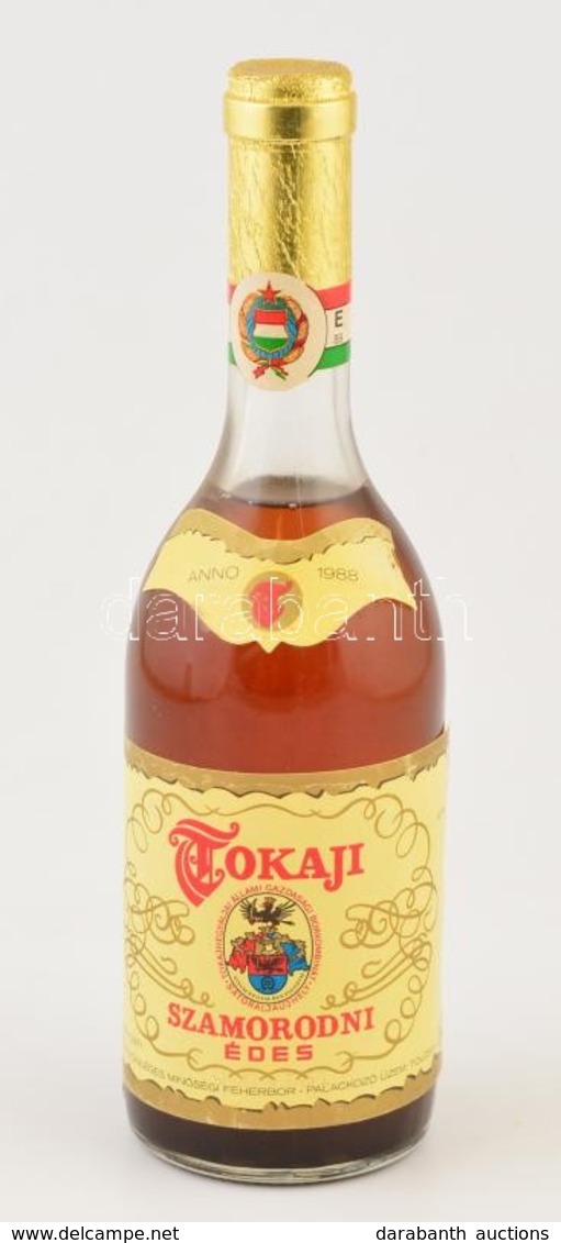 1988 Tokaji Szamorodni édes Bontatlan Palack Bor - Sonstige & Ohne Zuordnung