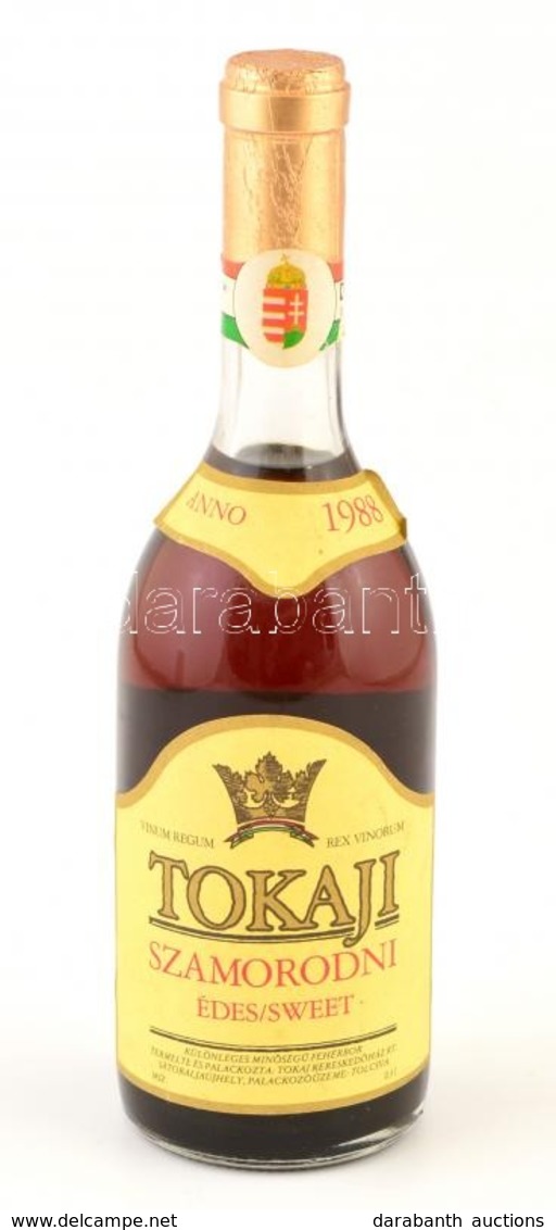 1988 Tokaji Szamorodni édes Bontatlan Palack Bor - Sonstige & Ohne Zuordnung