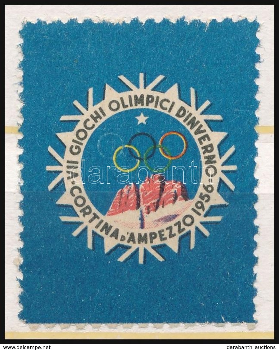 1956 Téli Olimpia Levélzáró - Zonder Classificatie