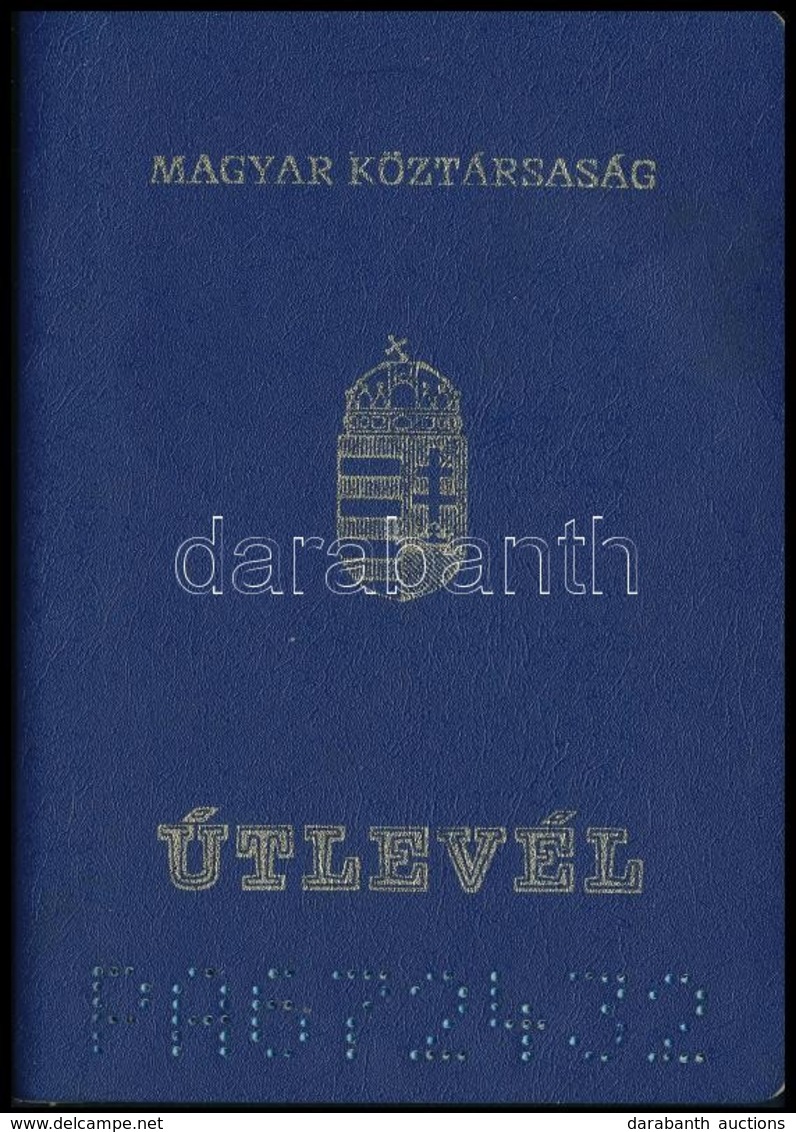 1993 Fényképes Magyar útlevél, Olasz, Egyiptomi, Osztrák, Stb. Bejegyzésekkel - Ohne Zuordnung