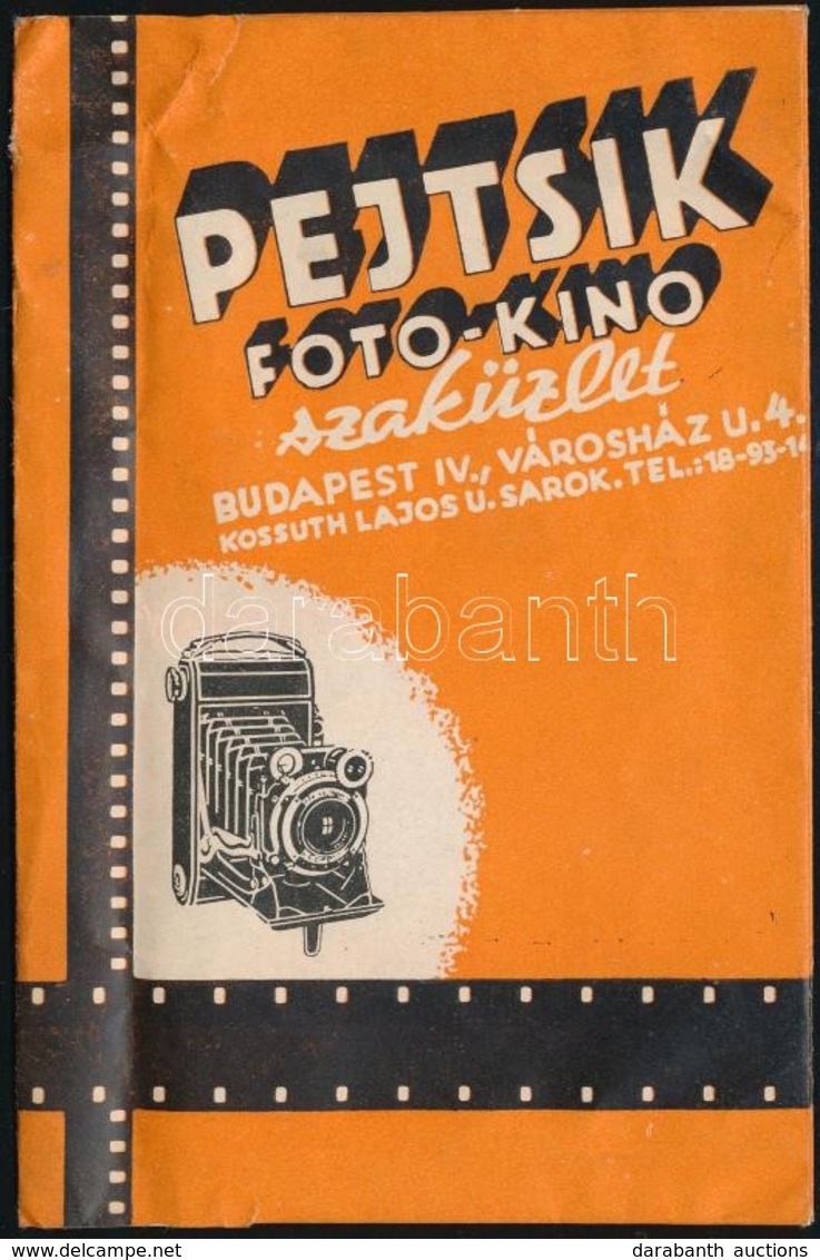 Pejtsik Foto-Kino Szaküzlet Fotótartó Tasak - Werbung