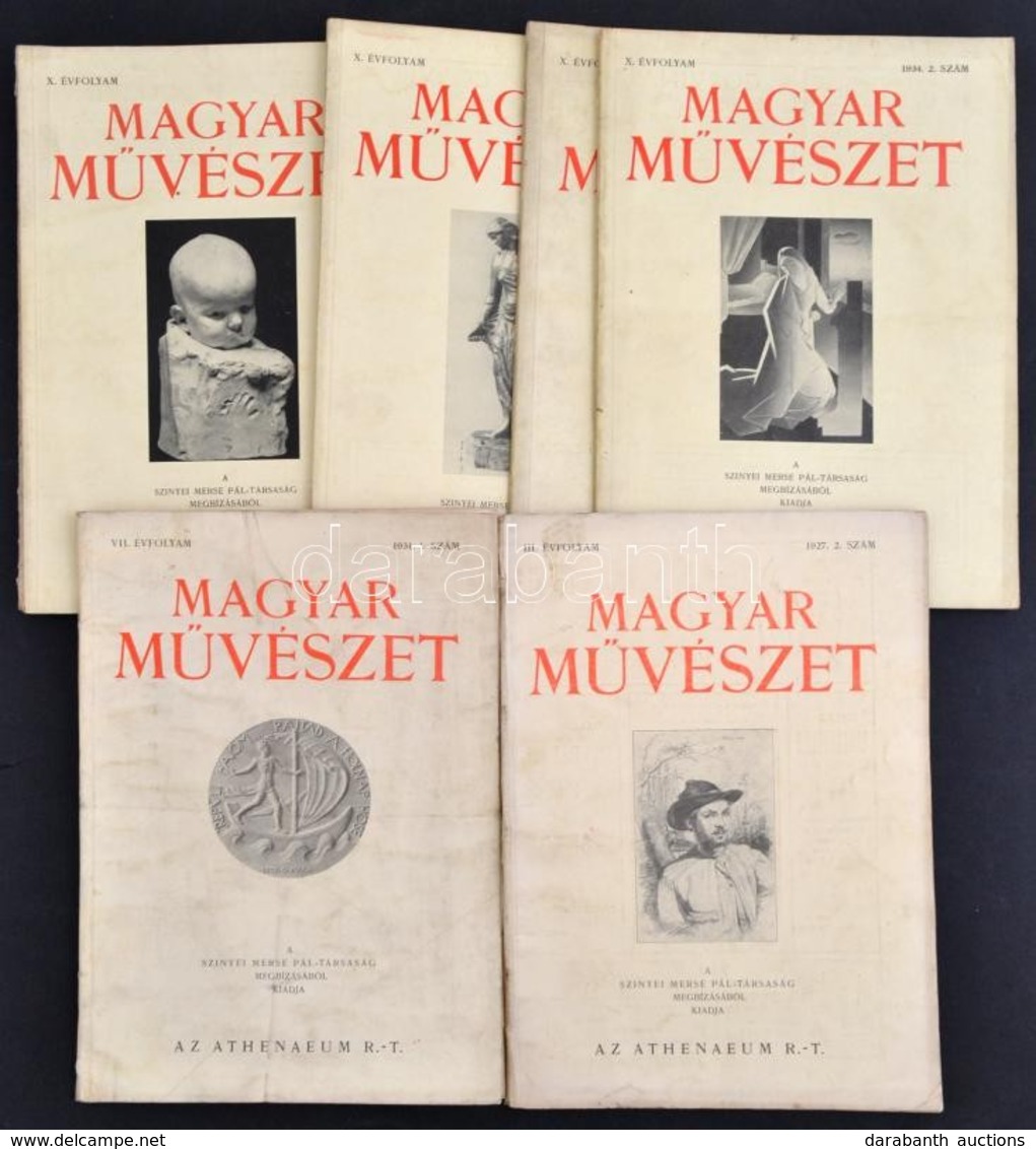 1927-1938 Magyar Művészet Folyóirat 9 Száma. Változó állapotban. - Ohne Zuordnung