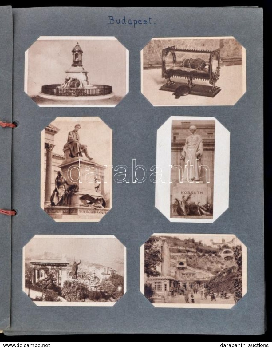 Cca 1930 Vágyainknak Albuma: Tündérvásár Nagymagyarországért Komplett /
Cca 1930 Collecting Pictures Depicting The Histo - Non Classificati