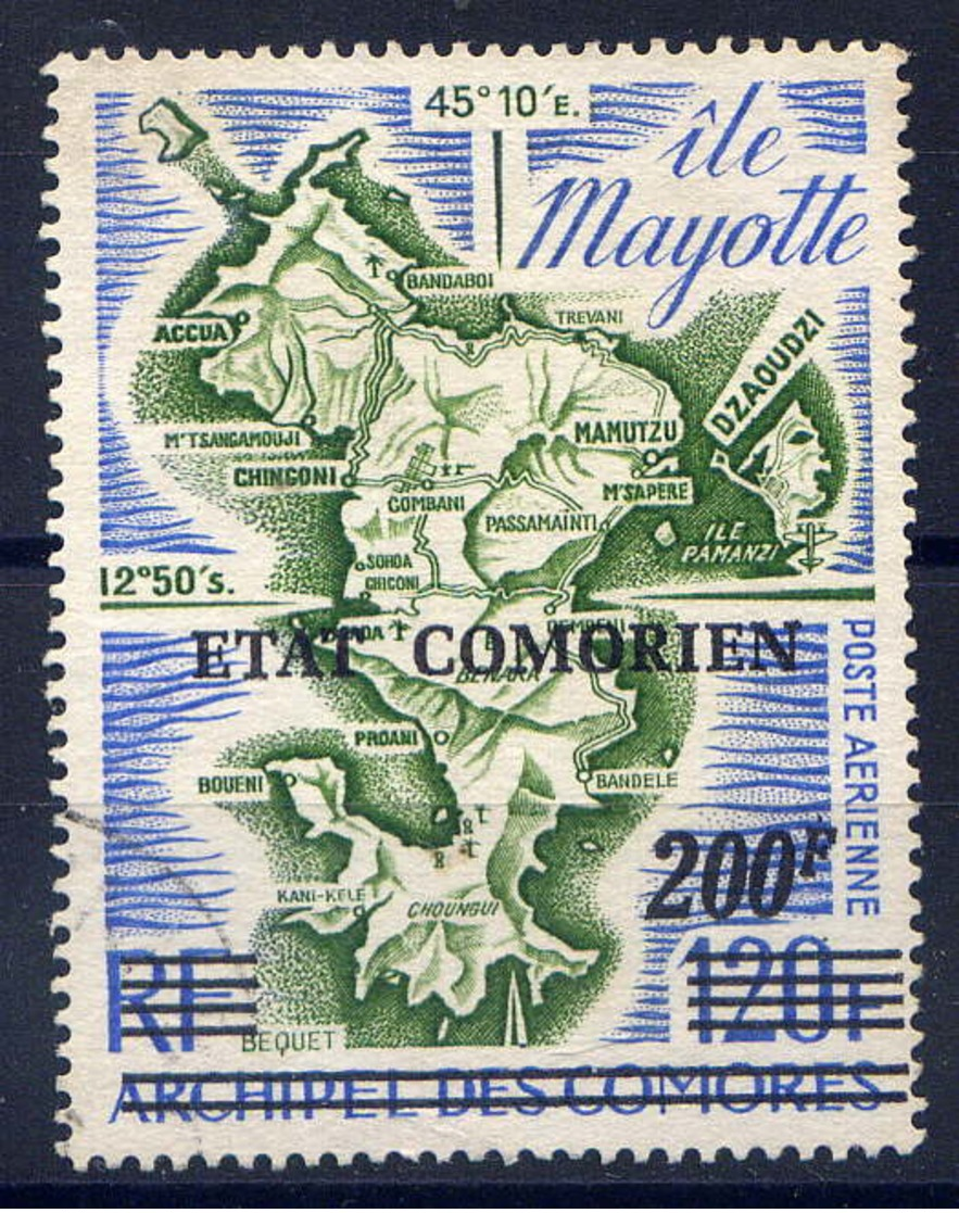 COMORES - A90° - CARTE DE MAYOTTE - Comores (1975-...)