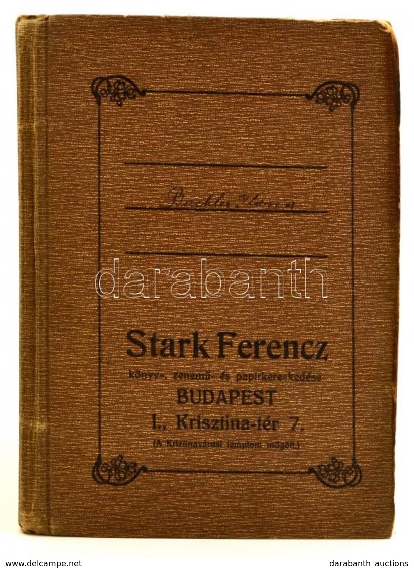 Szitnyai Elek: Lélektan és Neveléstan. Bp., 1903. Franklin. Egyedi Egészvászon Kötésben. - Non Classificati