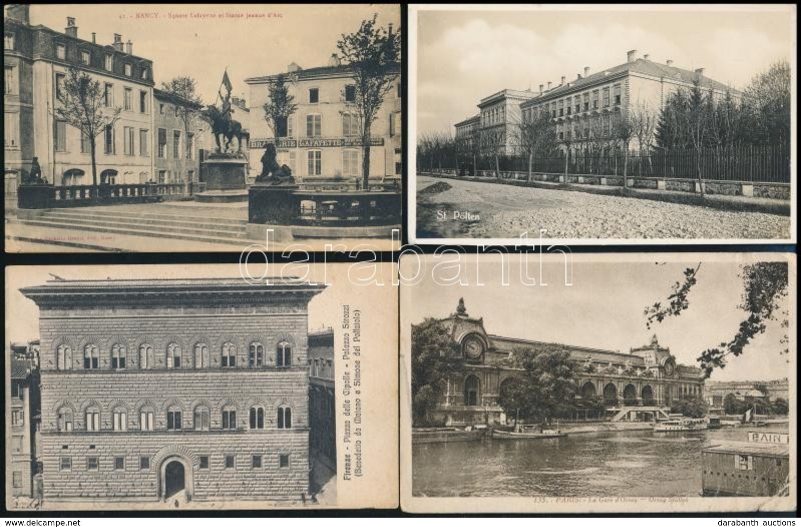 ** * 17 Db RÉGI Külföldi Városképes Lap / 17 Pre-1945 European Town-view Postcards - Ohne Zuordnung