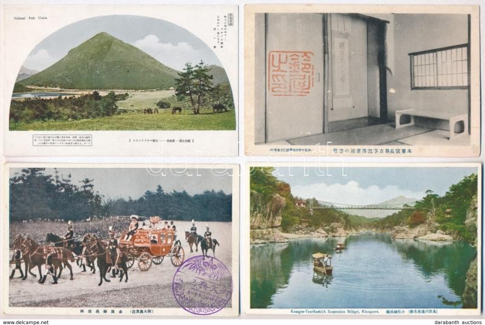 ** 11 Db RÉGI Japán Városképes Lap / 11 Pre-1945 Japanese Town-view Postcards - Ohne Zuordnung