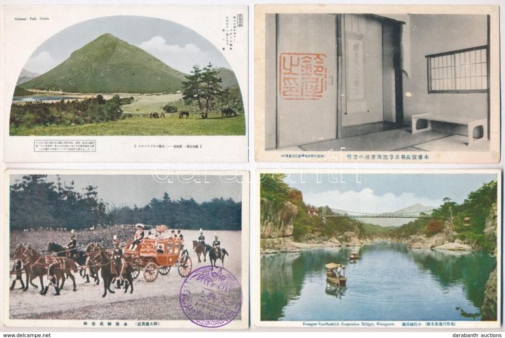 ** 11 Db RÉGI Japán Városképes Lap / 11 Pre-1945 Japanese Town-view Postcards - Zonder Classificatie