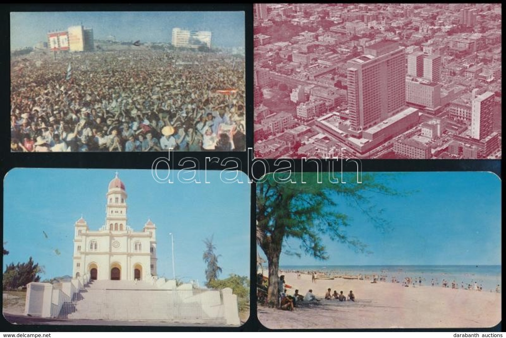 ** * 9 Db MODERN Kubai Városképes Lap / 9 Modern Cuban Town-view Postcards - Non Classés