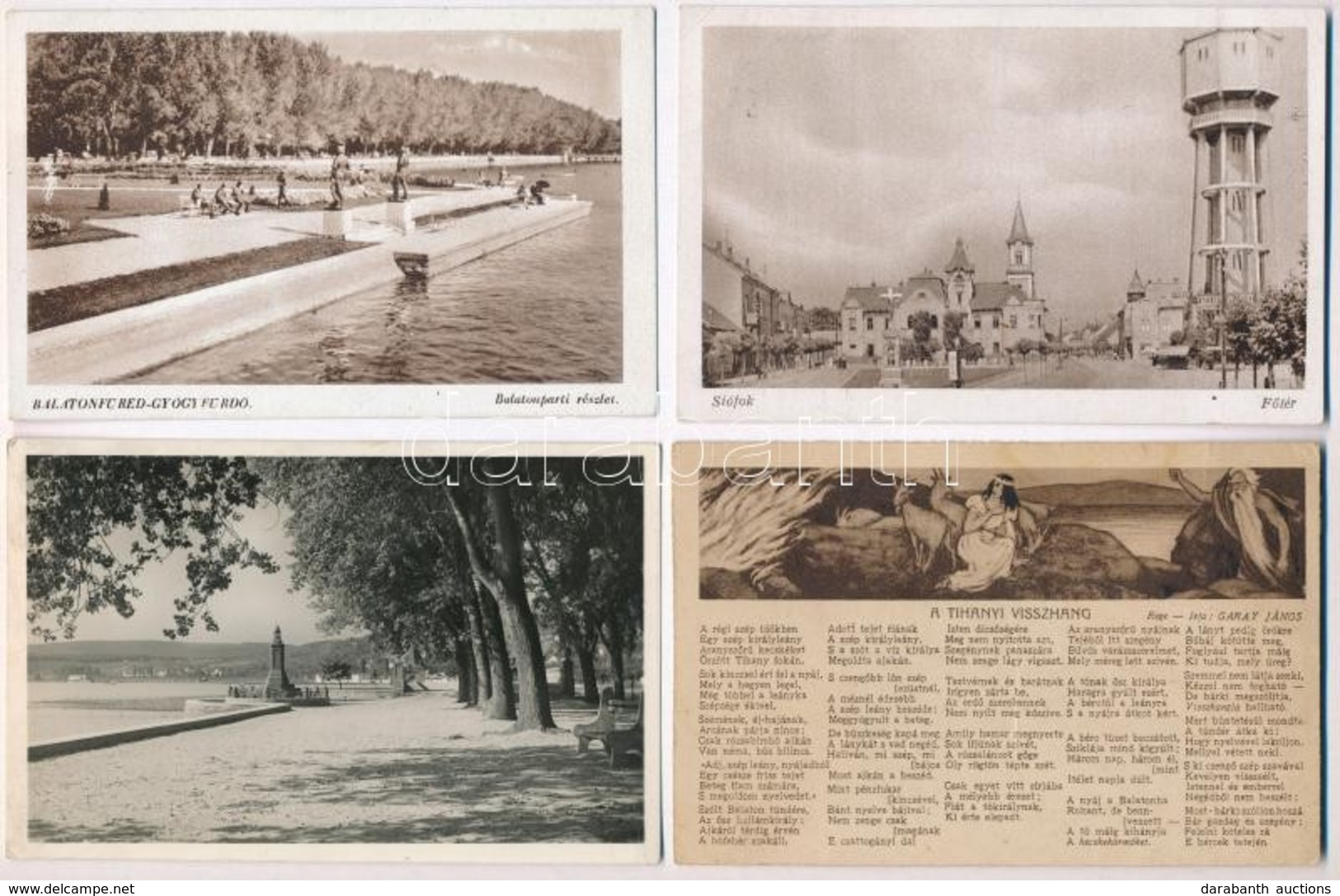 ** * Balaton - 6 Db Régi Képeslap / 6 Pre-1945 Postcards - Non Classificati