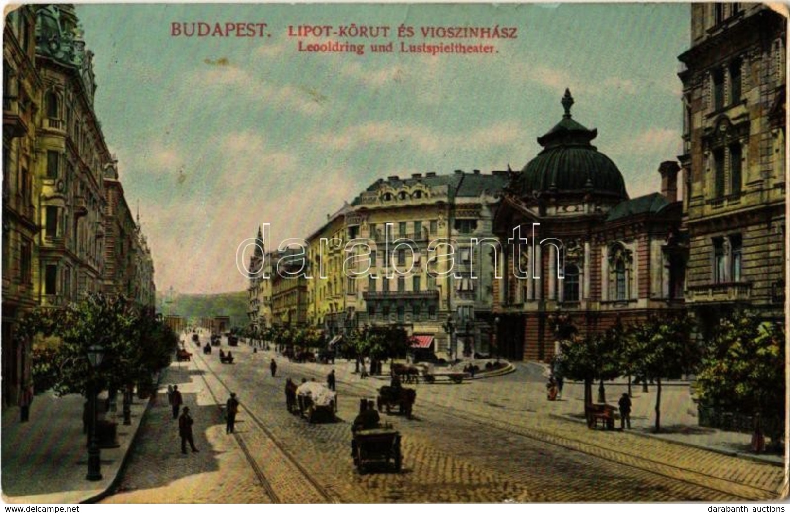 T2/T3 1908 Budapest XIII. Lipót Körút, Vígszínház (EK) - Non Classificati