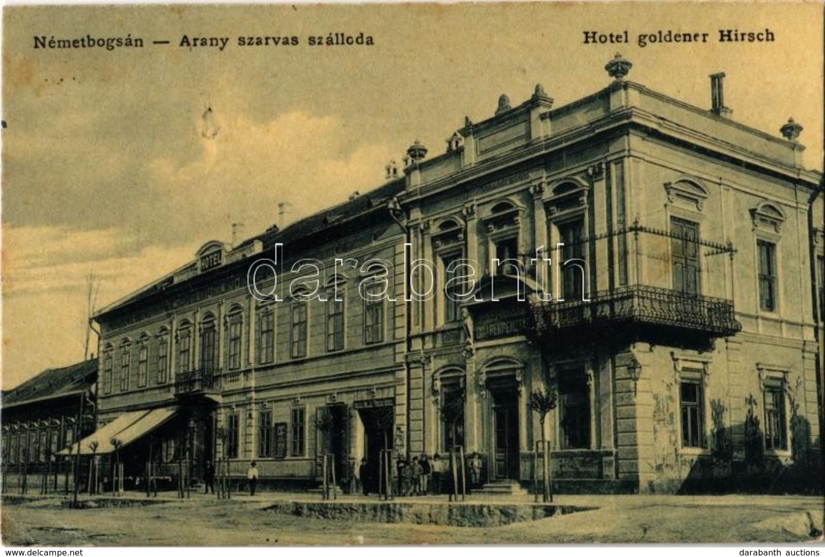 T2/T3 1911 Boksánbánya, Németbogsán, Bocsa Montana, Bocsa; Hotel Goldener Hirsch / Arany Szarvas Szálloda, Németbogsáni  - Sin Clasificación