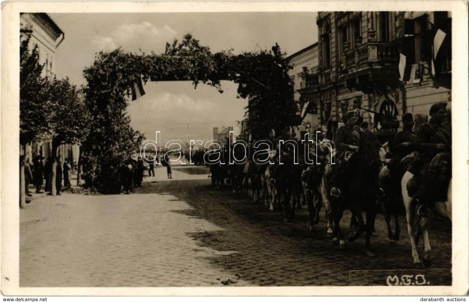 T2 1940 Dés, Dej; Bevonulás, Díszkapu / Entry Of The Hungarian Troops, Decorated Gate - Non Classificati