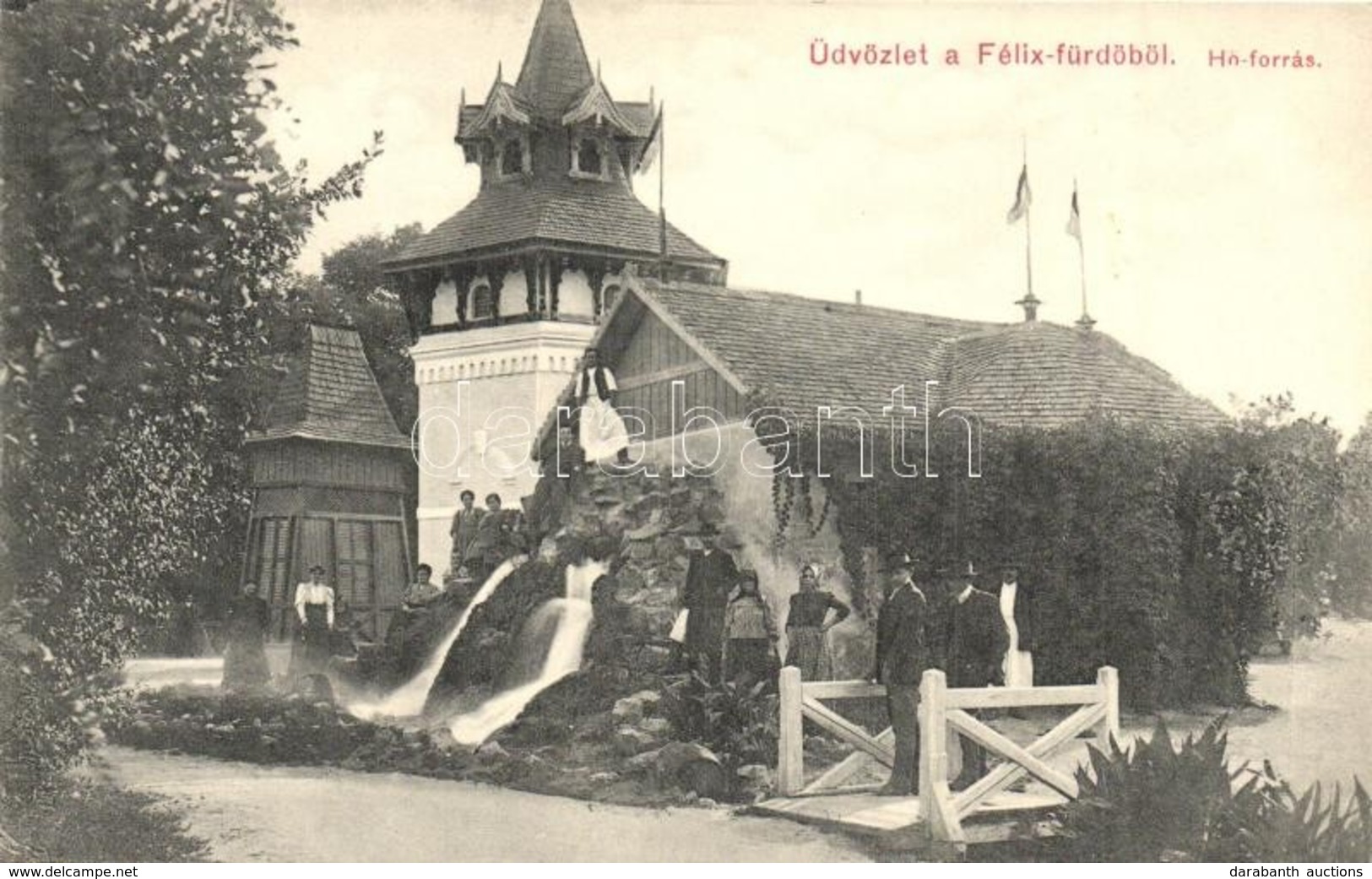 * T2/T3 Félixfürdő, Baile Felix; Hő Forrás. Engel Józsefné Kiadása / Thermal Spring, Spa (EK) - Ohne Zuordnung