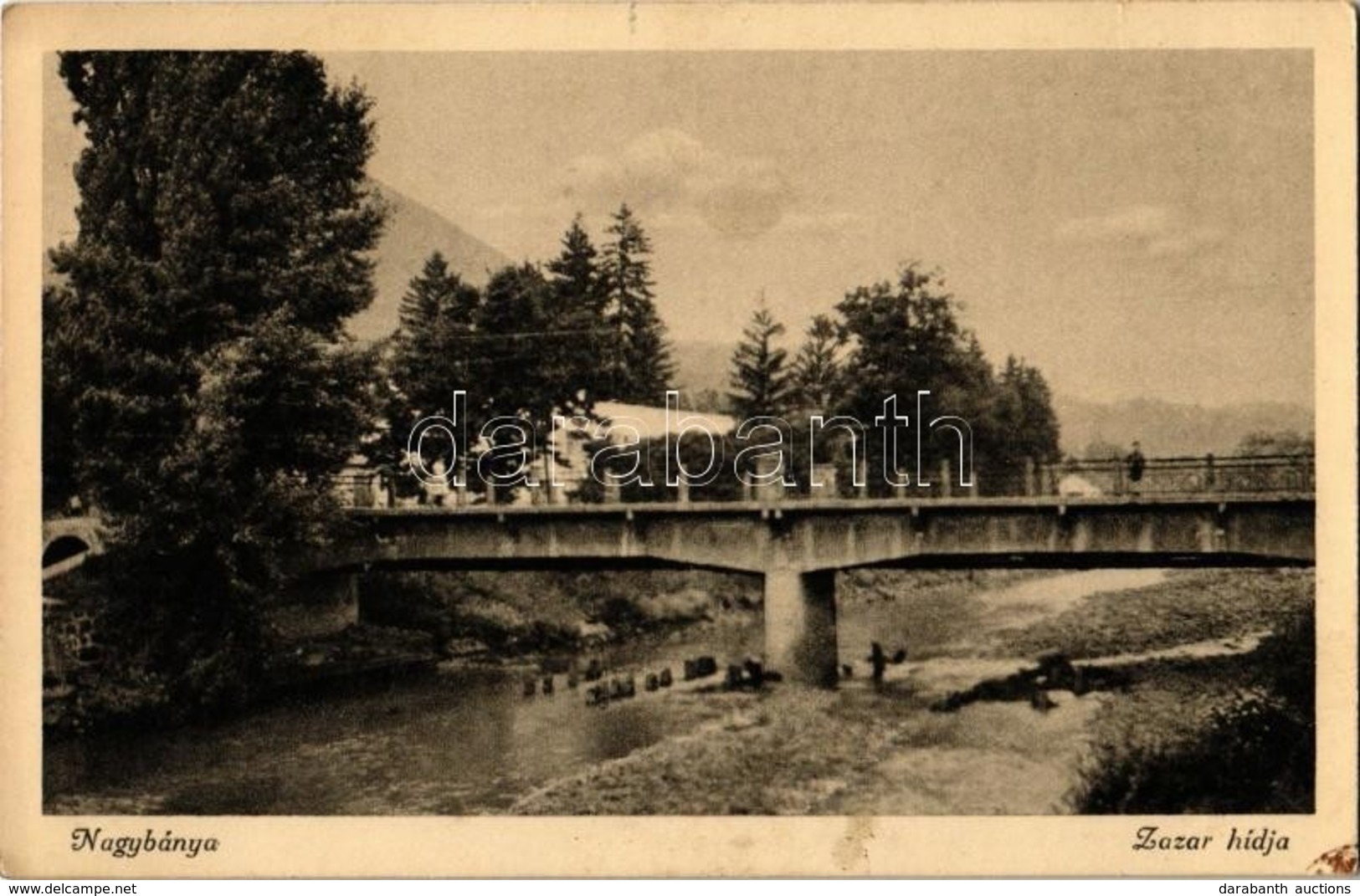 ** T2/T3 Nagybánya, Baia Mare; Zazar Hídja / Sasar River Bridge  (EK) - Non Classificati