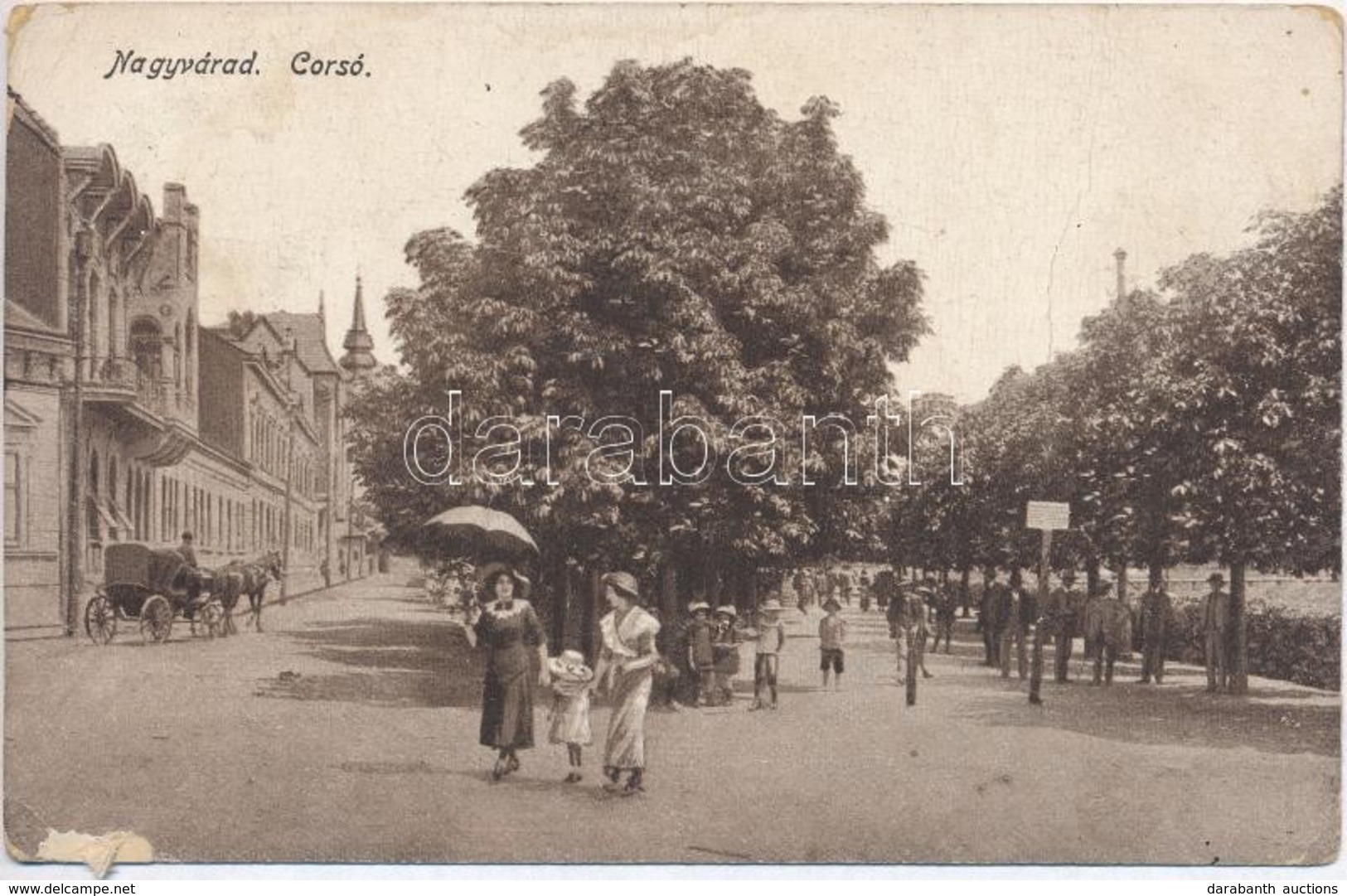 T3 1916 Nagyvárad, Oradea; Korzó / Corso (Rb) - Ohne Zuordnung