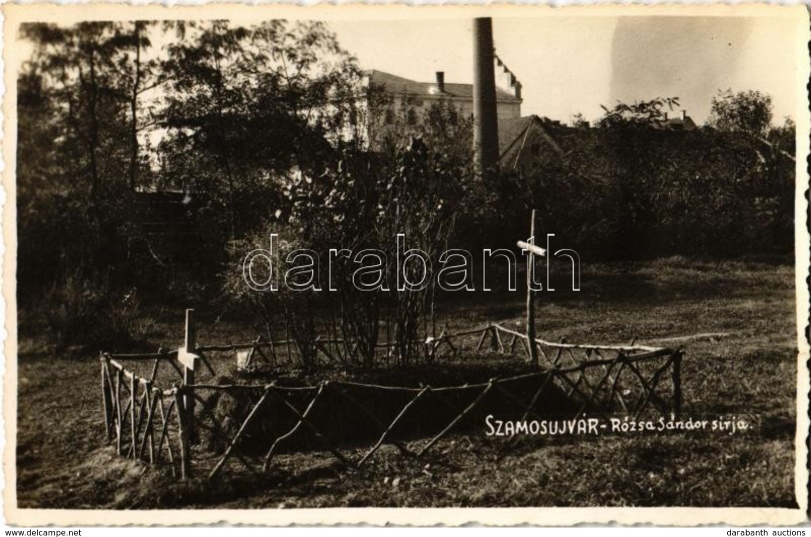 * T2 1940 Szamosújvár, Gherla; Rózsa Sándor Sírja / Tomb Of Sándor Rózsa, The Legendary Hungarian Outlaw (highwayman) - Non Classificati