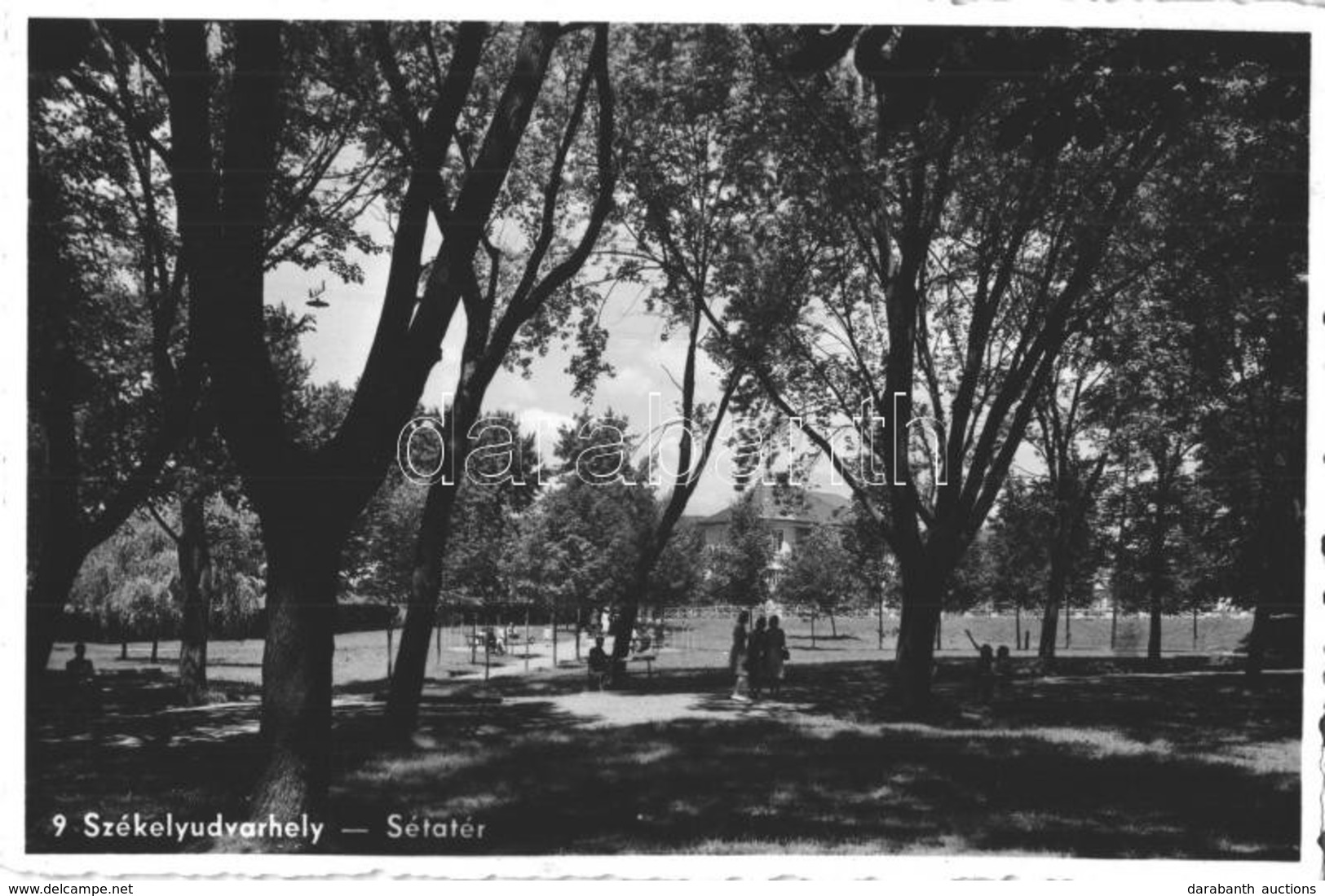 ** T1/T2 Székelyudvarhely, Odorheiu Secuiesc; Sétatér / Promenade, Park - Ohne Zuordnung