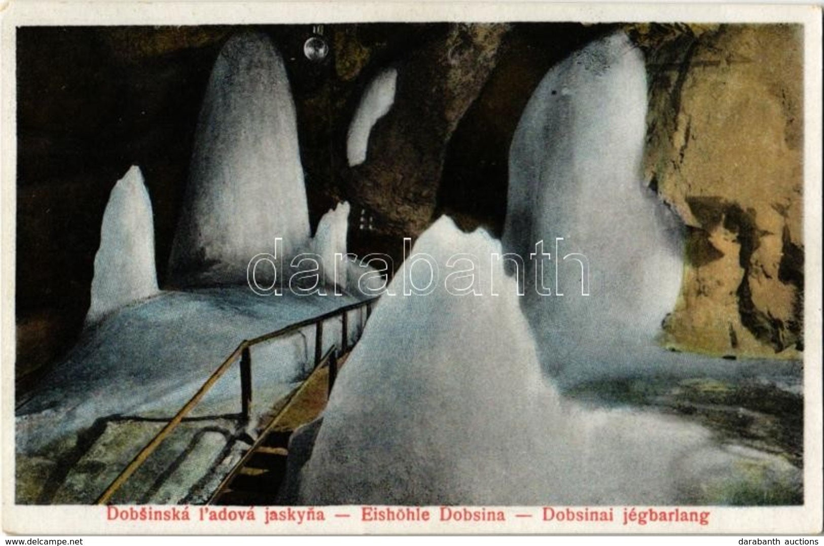 * T2 Dobsina, Jégbarlang Belső / Dobsinská Ladová Jaskyna / Eishöhle / Ice Cave Interior - Non Classificati