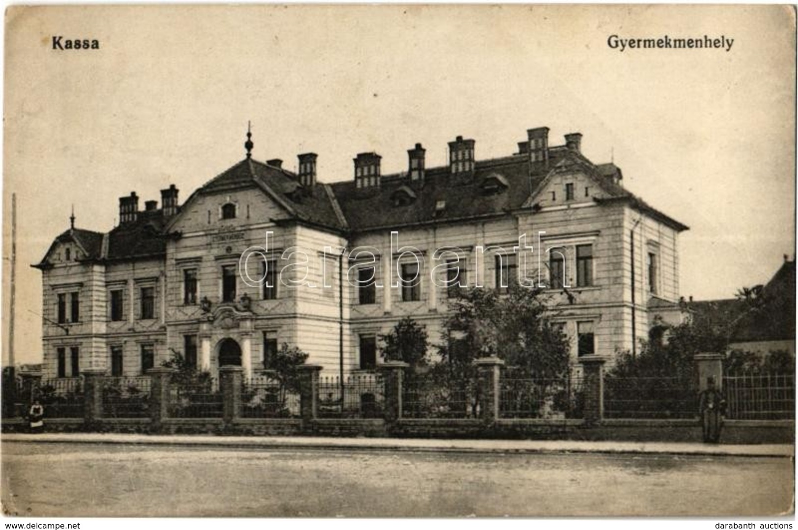 T2/T3 1915 Kassa, Kosice; Gyermekmenhely / Orphanage (EK) - Zonder Classificatie