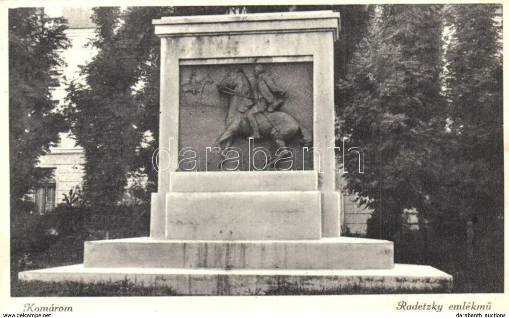 T2 Komárom, Komárno; Radetzky-emlékmű / Radetzky-monument - Non Classificati