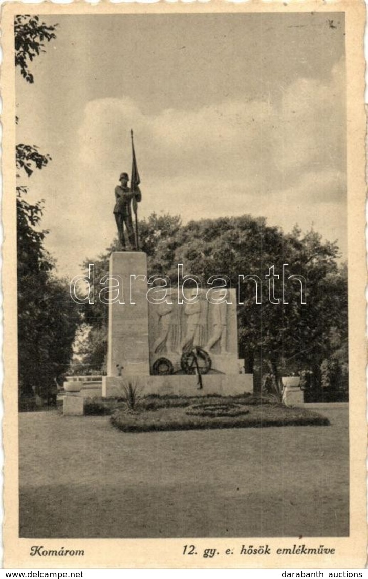 T2/T3 Komárom, Komárno; 12. Gyalogezred Hősök Emlékműve / WWI Heroes' Monument (EK) - Non Classificati