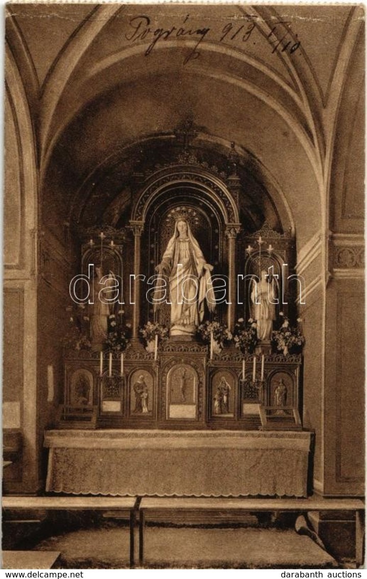T2/T3 1913 Nyitra, Nitra; A Paulai Szent Vincéről Nevezett Irgalmas Nővérek Zárdájának Oltára / Nunnery Church, Altar -  - Non Classificati