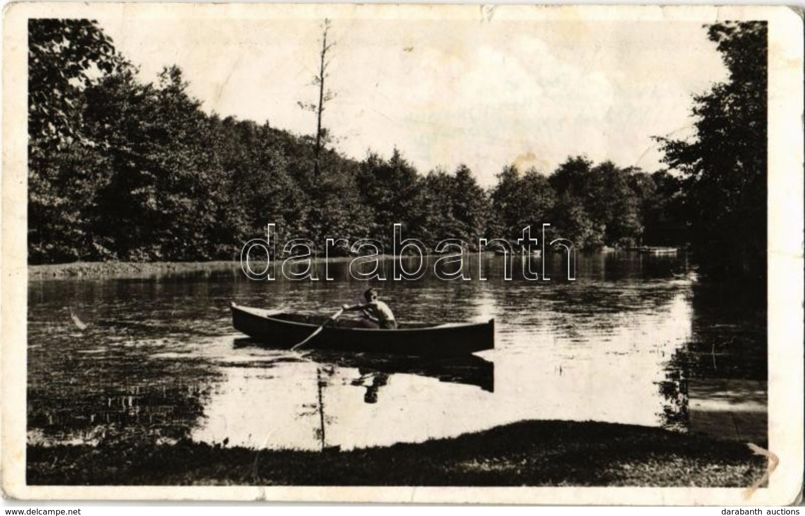 * T2/T3 1942 Rozsnyó, Roznava; Rimamurány-Salgótarjáni Vasmű Rt. üdülőtelepe, Tavi Részlet. Palcsó Jenő Felvétele 11607. - Non Classificati