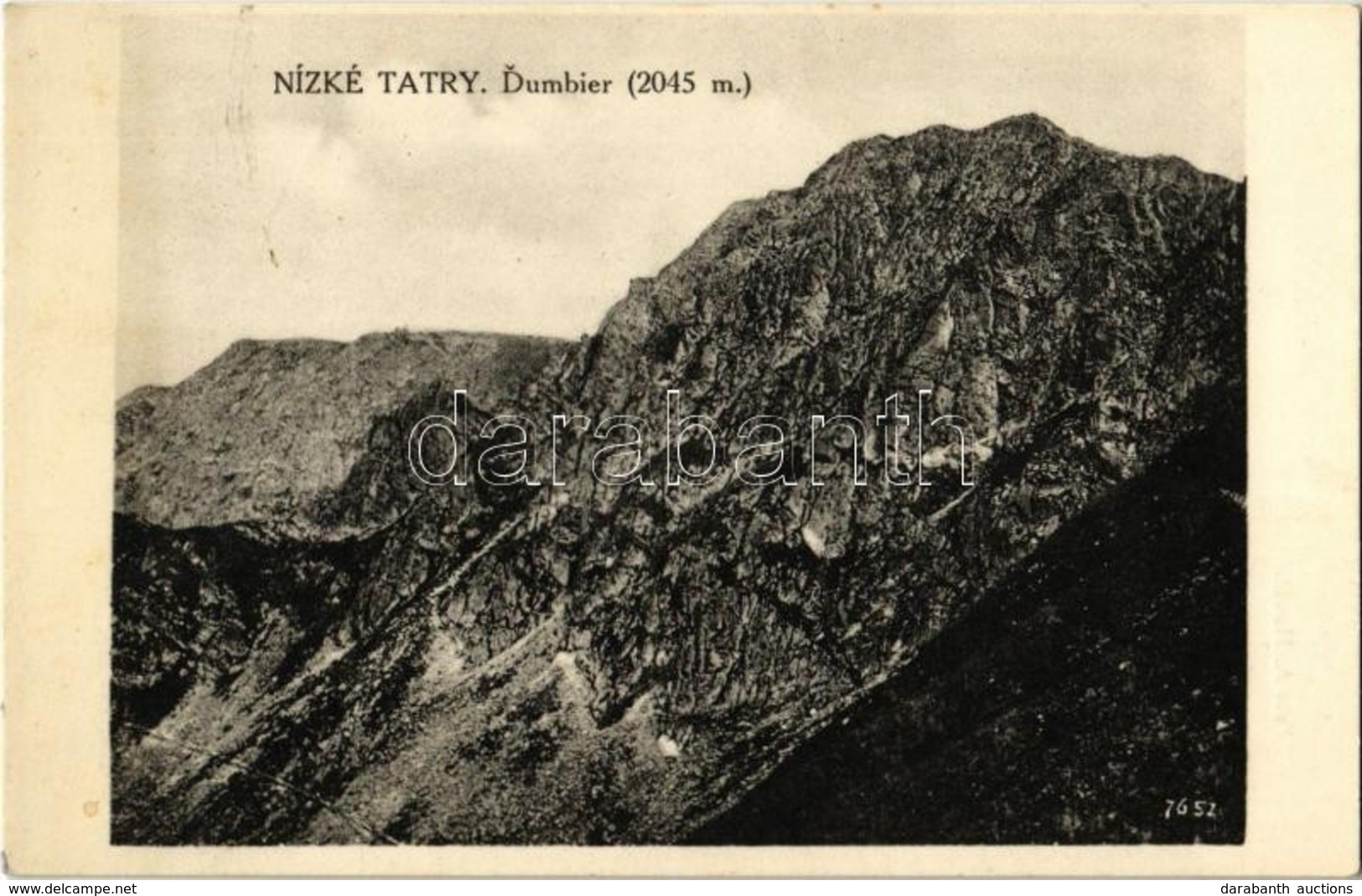 ** T1 Tátra, Alacsony-Tátra, Nízke Tatry; Gyömbér-hegy / Dumbier. Fot. A. Herchl. - Non Classificati