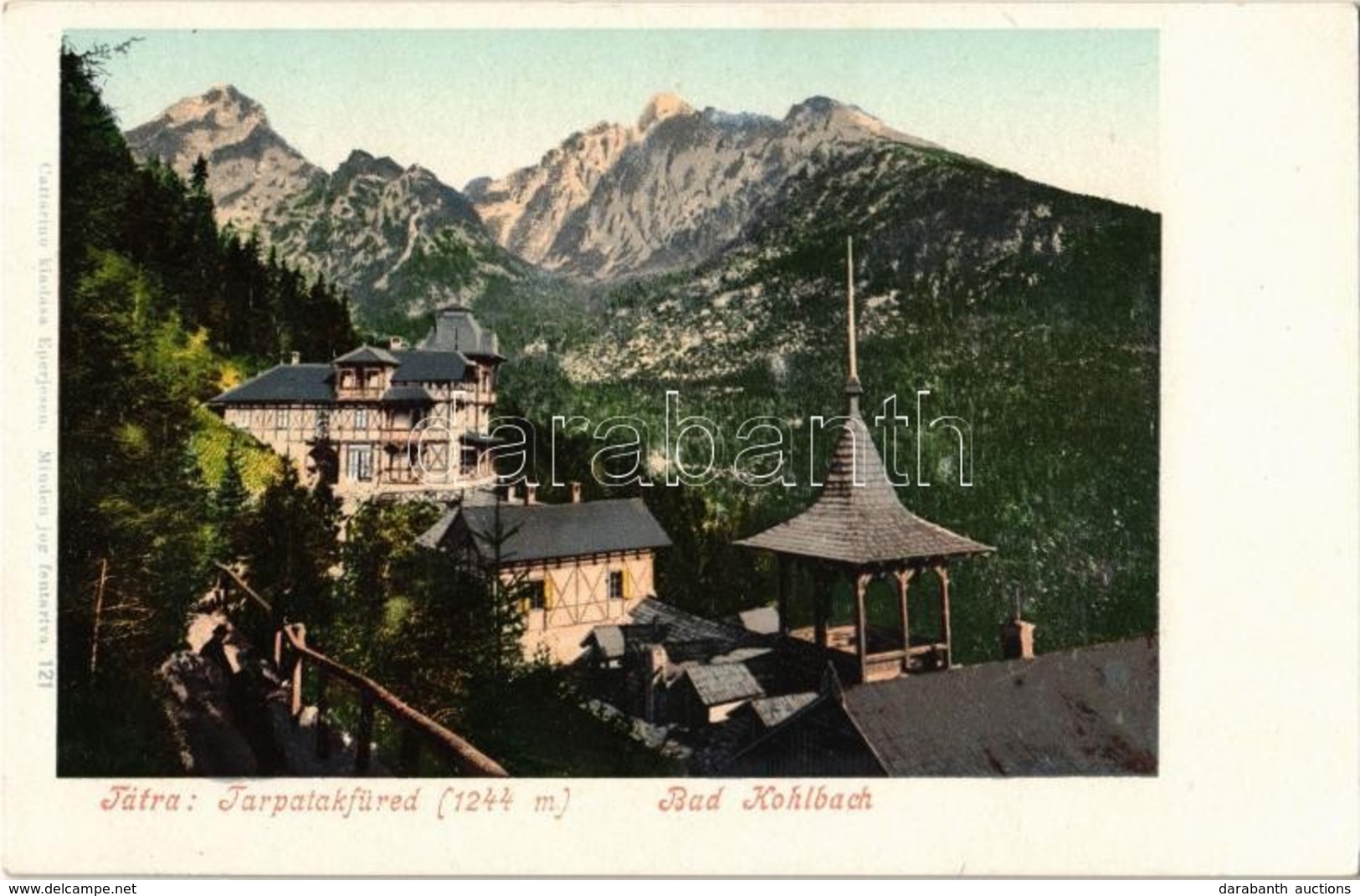 ** T1 Tátra, Vysoké Tatry; Tarpatakfüred. Cattarino 121. / Bad Kohlbach - Ohne Zuordnung