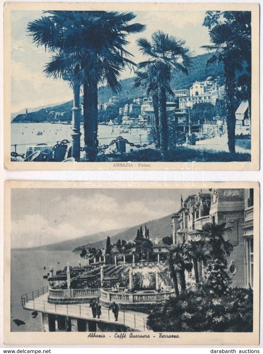 ** * Abbazia, Opatija; - 12 Db Régi Képeslap / 12 Pre-1945 Postcards - Non Classificati