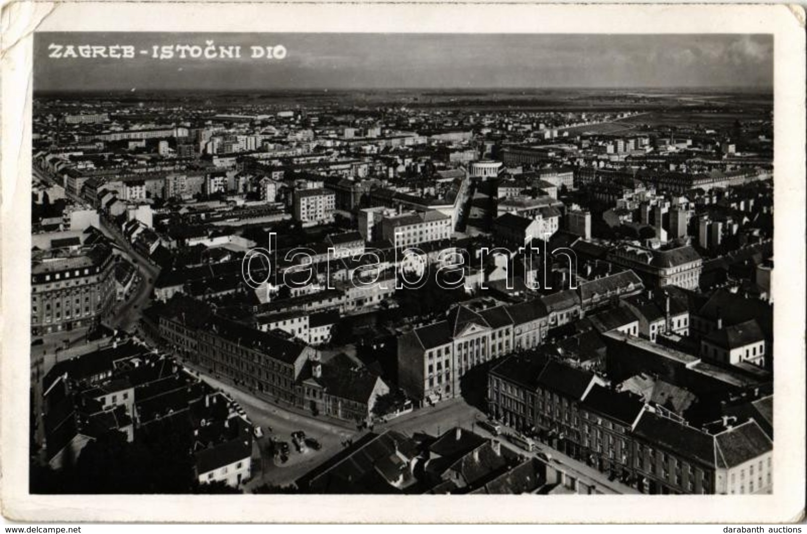 T2/T3 1941 Zagreb, Zágráb; Istocni Dio / General View Of The Eastern Part Of The Town  (EK) - Ohne Zuordnung