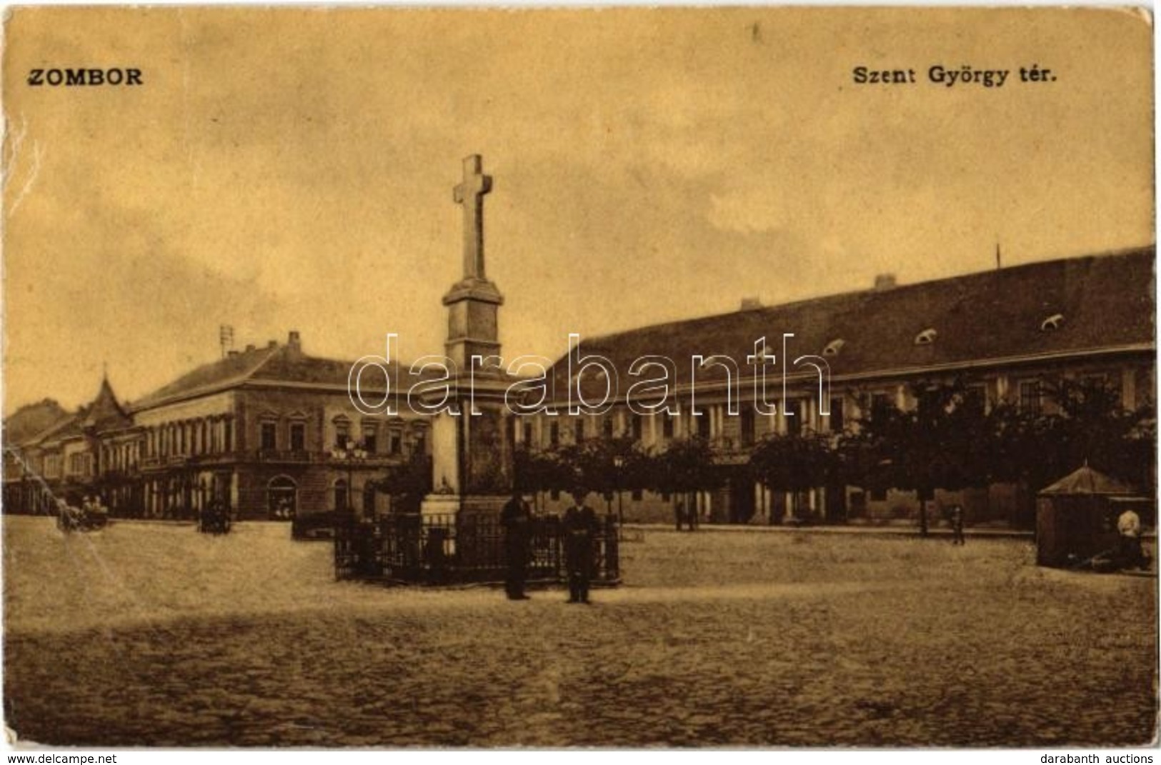 * T2/T3 Zombor, Sombor; Szent György Tér. W. L. 330. / Square (EB) - Non Classificati